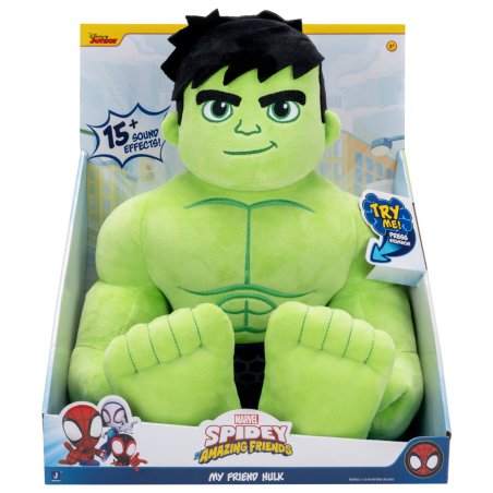 Spidey - My Friend Hulk Feature Plush (SNF0325)