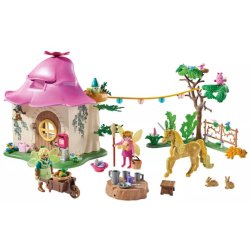 Playmobil - Cozy Fairy Home with Golden Unicorn (71838)