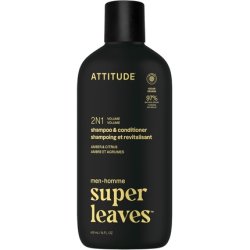 Attitude Men's 2-in-1 Volumizing Shampoo and Conditioner for Thin Hair