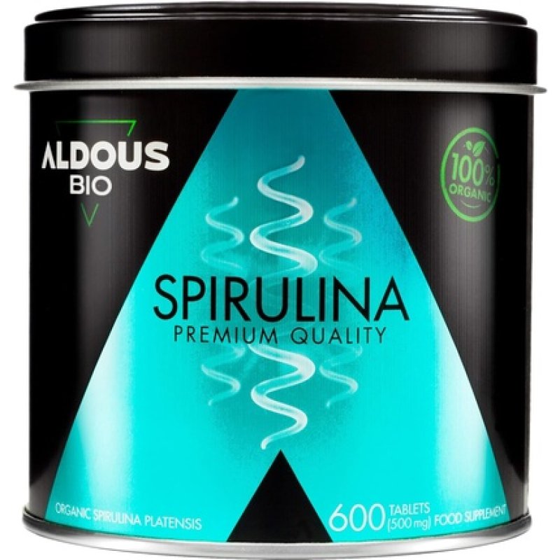 600 Organic SPIRULINA Tablets 3000mg per Daily Dose Satiating Detox 100% Natural Energy Tablets Spirulina Powder Immune