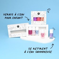 Nailmatic Kids Water-Based Nail Polish Mermaid 3 Pack Set