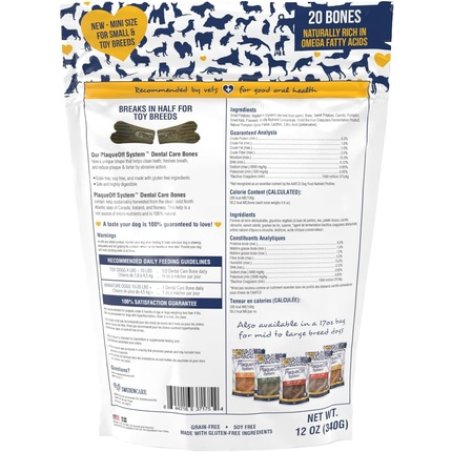Proden Plaqueoff Mini Dental Bones for Small & Toy Dogs