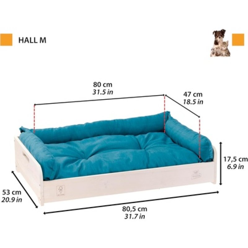Ferplast Dog Bed & Cat Bed with Cushion