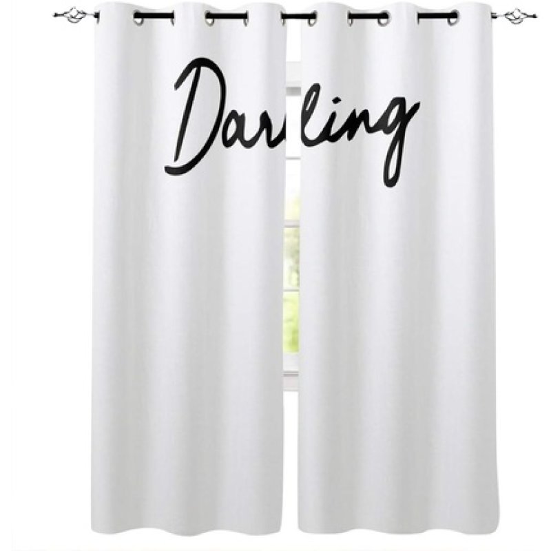 Disugual Room Darkening Thermal Curtain Panels
