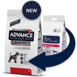 Advance Diabetes Colitis Dry Dog Food 3kg