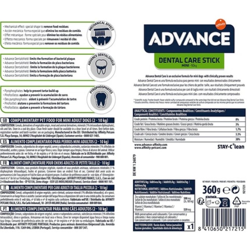 Advance - Advance Ads Dental Stick Mini 360 Gr - 360 G