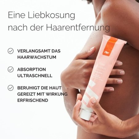 Fler Slow It Down Moisturizing Body Cream with Retarding Agent Post Hair Removal Soothing Irritated Skin Paraben and