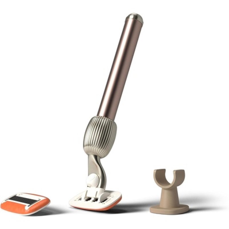 Fler The Razor Starter Set - Women's Razor with Replaceable Razor Heads and Holder, Unisex Razor with Aloe Vera and