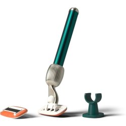 Fler The Razor Starter Set - Women's Razor with Replaceable Razor Heads and Holder, Includes 2 Replacement Blades -