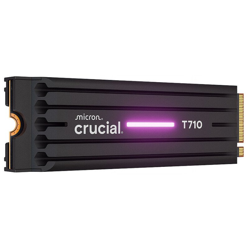 Crucial 2TB T710 SSD with heatsink