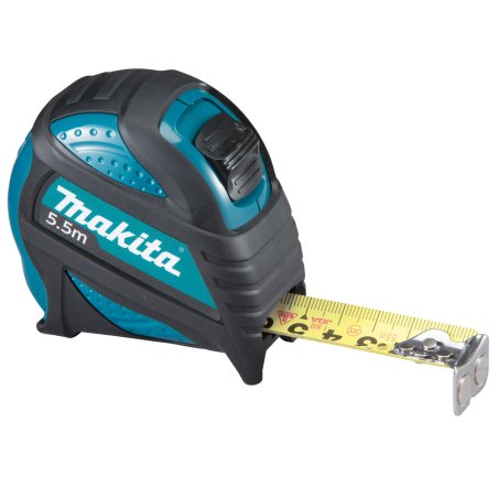 Makita B-57146 mètre à ruban 5,5 m Noir, Bleu