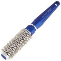 Bio Ionic BlueWave Round Brush Small NanoIonic Conditioning Brush with Crimped Bristles and Easy Grip Handle 1 Inch