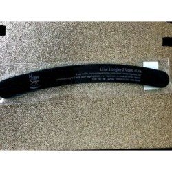 Peggy Sage Black Double-Sided Nail Files 100/180 Grit Banana Shape