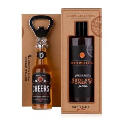 Accentra Men's Collection Gift Set in Kraft Paper with 150ml Shower Gel - Birch & Cedar Scent
