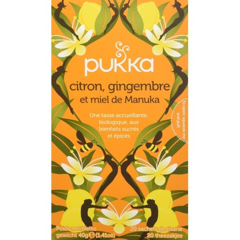 Organic Lemon Ginger Manuka Tea