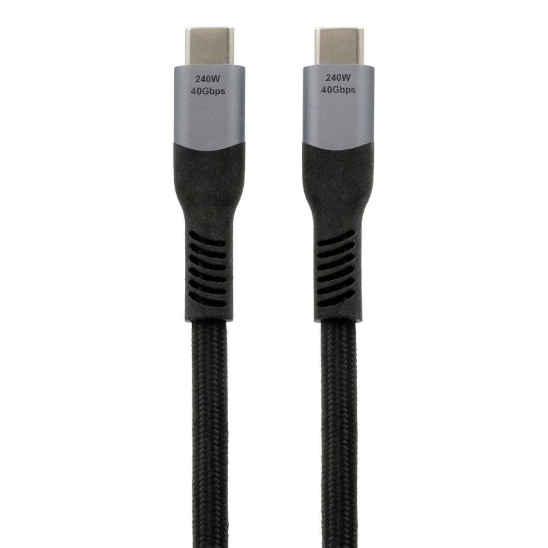 EX-K1598-1.0 Câble USB 4 USB-C 1m 40 Gbit/s, 5A 240W noir