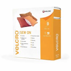VELCRO Velours 50mmx10m noir Bande à coudre