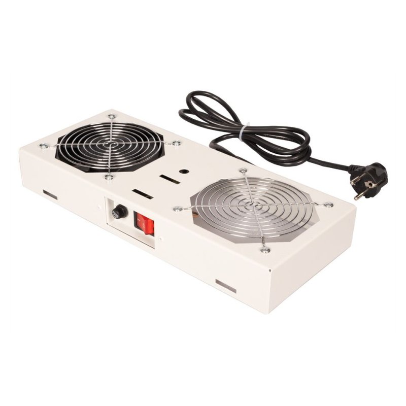 ROLINE 19" Unité de ventilation 1 ventilateur pour boîtier mural gris