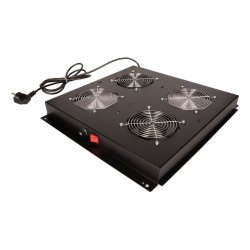 ROLINE 19" Unité de ventilation de toit 2 ventilateurs ON/OFF noir