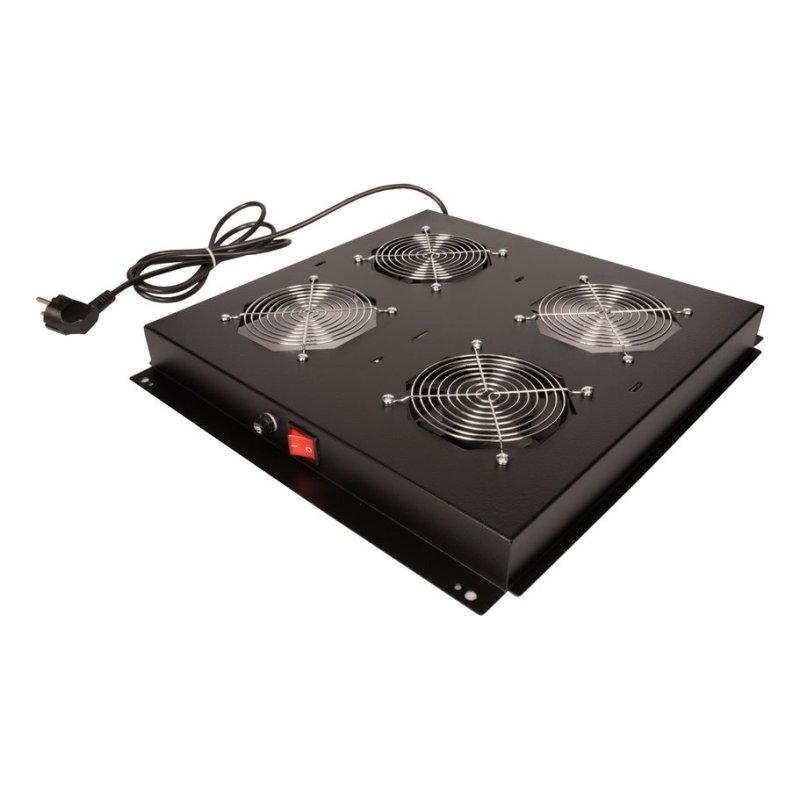 ROLINE 19" Unité de ventilation de toit 2 ventilateurs ON/OFF noir
