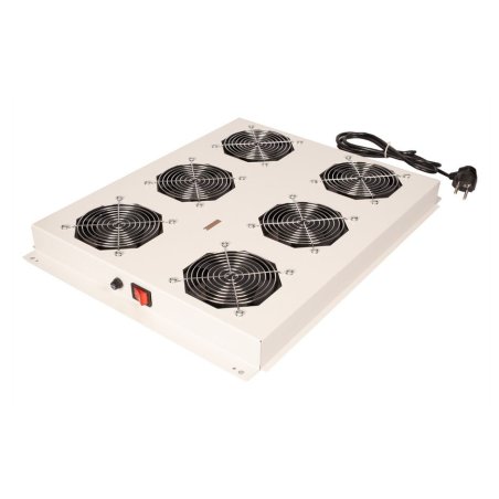 ROLINE 19" Unité de ventilation de toit6 ventilateurs ON/OFF pour baie serveur g