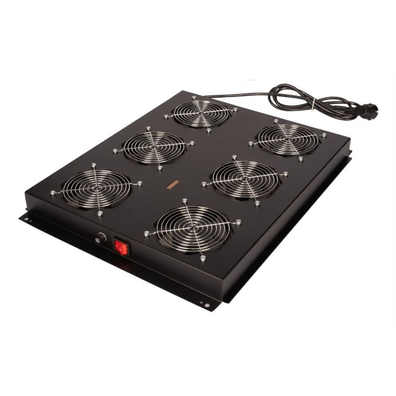 ROLINE 19" Unité de ventilation de toit6 ventilateurs ON/OFF pour baie serveur n