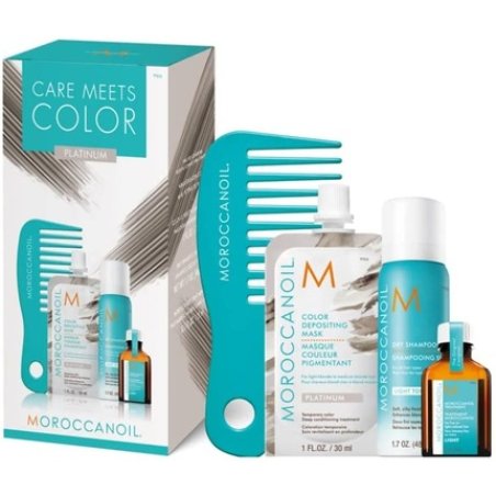 Moroccanoil Color Meets Care Platinum Set 125ml - Blonde