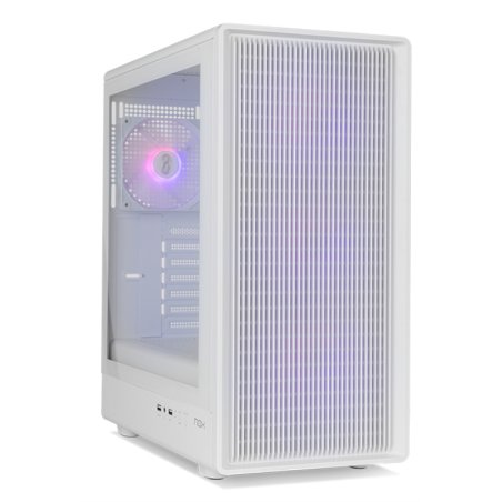 CAJA NOX SEMITORRE MESH INFINITY IOTA ARGB BLANCA USB 3.0