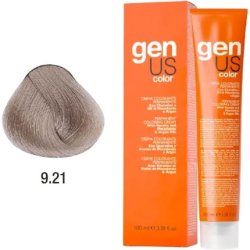 Genus Color 9.21 Very Light Ash Blonde Permanent Coloring Cream
