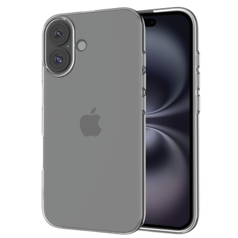 IPHONE 16 - ZERO SOFT TPU CASE - 100 GRS - CLEAR