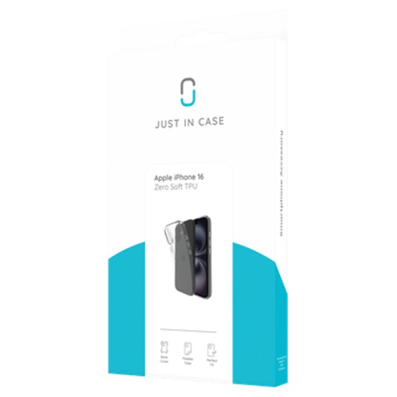 IPHONE 16 - ZERO SOFT TPU CASE - 100 GRS - CLEAR
