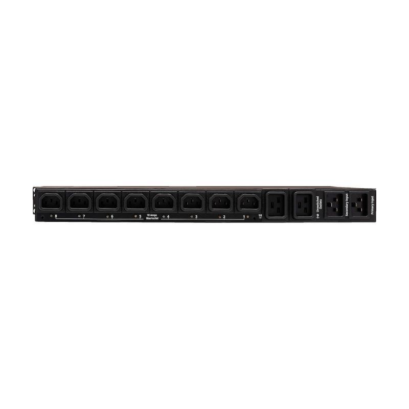 Tripp Lite PDUMH20HVATNET unité de distribution d'énergie 10 sortie(s) CA 1U Noir