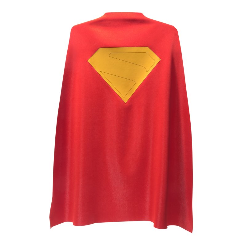DC Comics , SUPERMAN Power Cape Set, Super Heroes Halloween Costume for Kids with Iconic Chest Plate, Dress-Up and