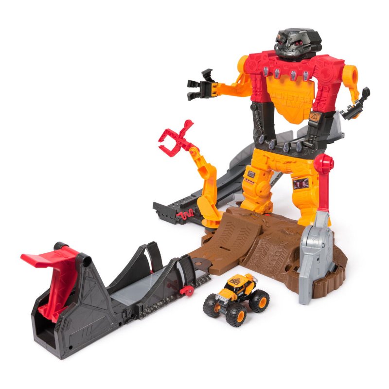 Monster Jam - 1:64 Smash & Bash Smashbot Playset (6072594)