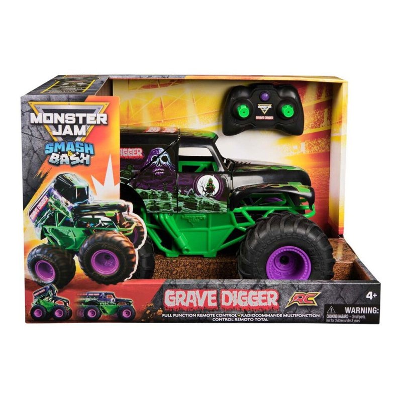 Spin Master Monster Jam - Wreck & Repair Grave Digger