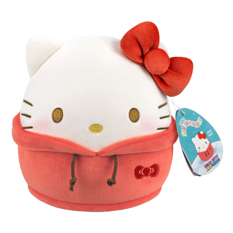Squishmallows 20 cm Hello Kitty Hoodie Mass - Hello Kitty