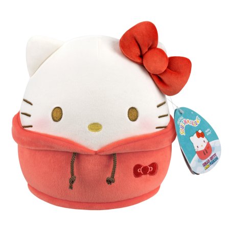 Squishmallows 20 cm Hello Kitty Hoodie Mass - Hello Kitty