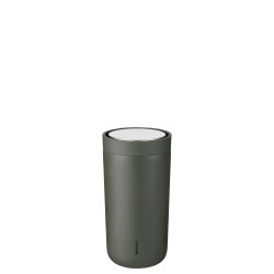 Stelton - To Go Click Vacuum Insulated Cup - Soft Dark Forest - 0.2 l