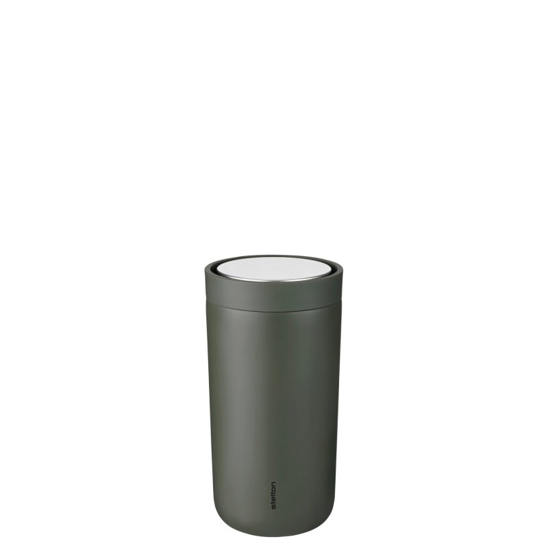 Stelton - To Go Click Vacuum Insulated Cup - Soft Dark Forest - 0.2 l