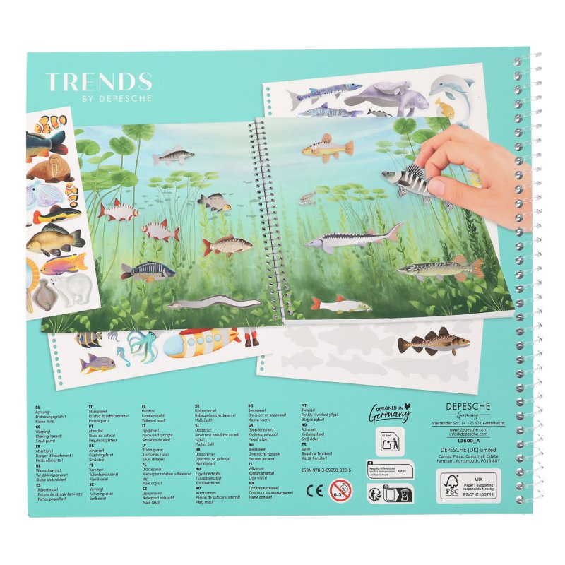 Trend - Create your Ocean Life With Holofoil-Stickers (413600)