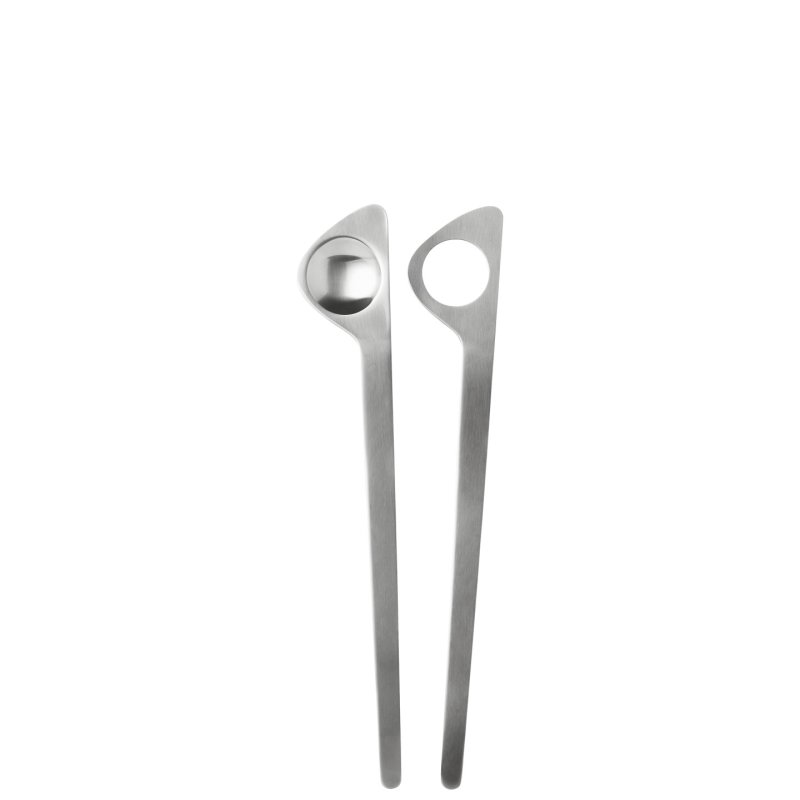 Stelton - Arne Jacobsen Salad Servers - Steel