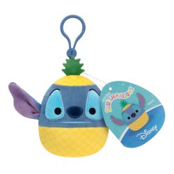 Squishmallows 9 cm Disney Clip On - Pineapple Stitch