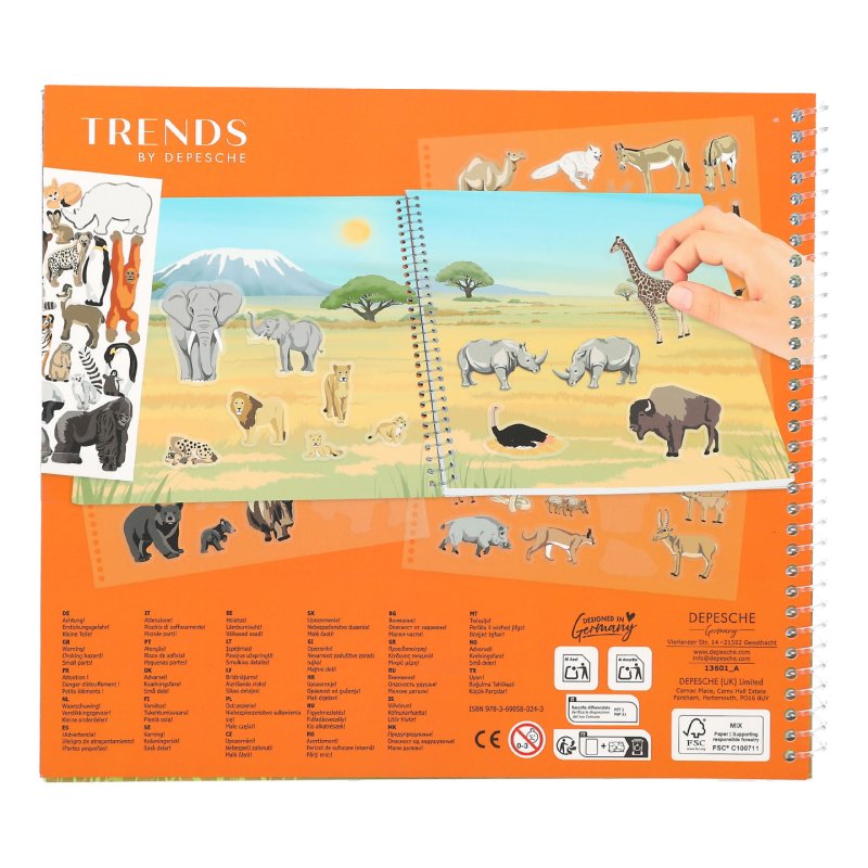 Trends by Depesche Create Your Wild Life With Flock Stickers