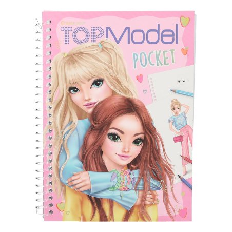 TOPModel Pocket Colouring Book