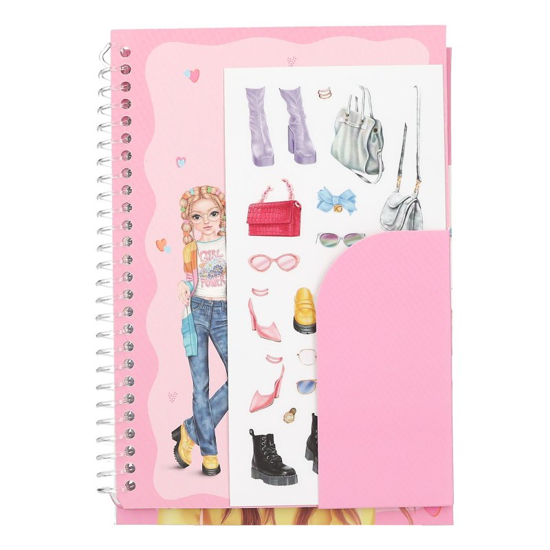 TOPModel Pocket Colouring Book