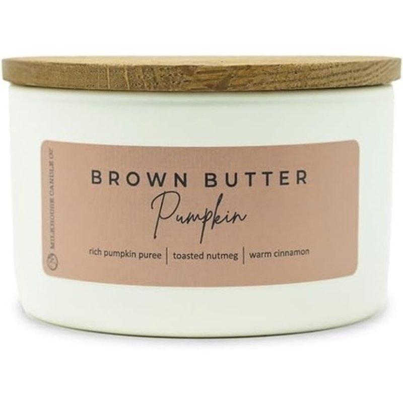 Milkhouse Candle Company Statement Collection Brown Butter Pumpkin