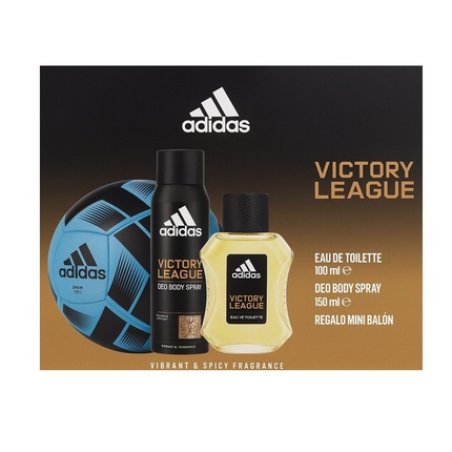 Adidas Victory League Set Edt Spray 100ml Deo Spray 150ml And Miniball