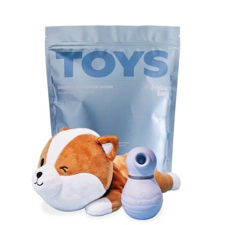 Friday Bae Clitoral Stimulator With Shiba Bag