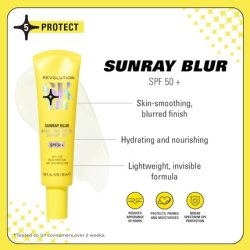Revolution Skin Sunray Blur Daily Protection Sunscreen SPF 50 Lightweight