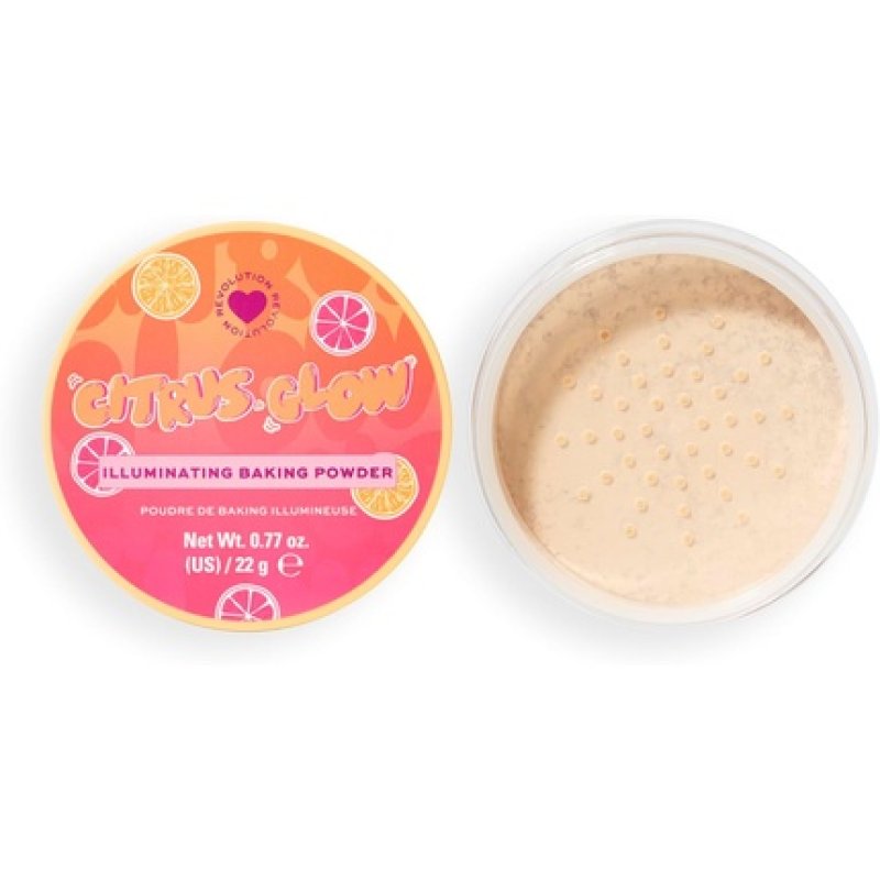 I Heart Revolution Citrus Glow Illuminating Baking Powder Face Makeup